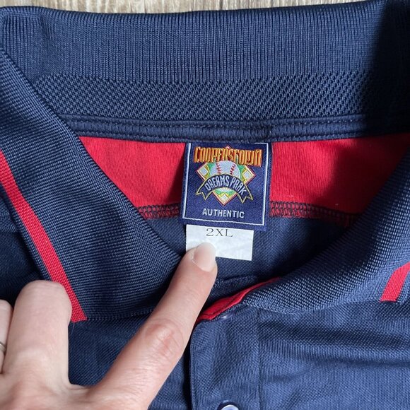 2/$18 SALE! Cooperstown Mens Shirt Polo Dreams Park Authentic 2XL Baseball Coach - Picture 5 of 9